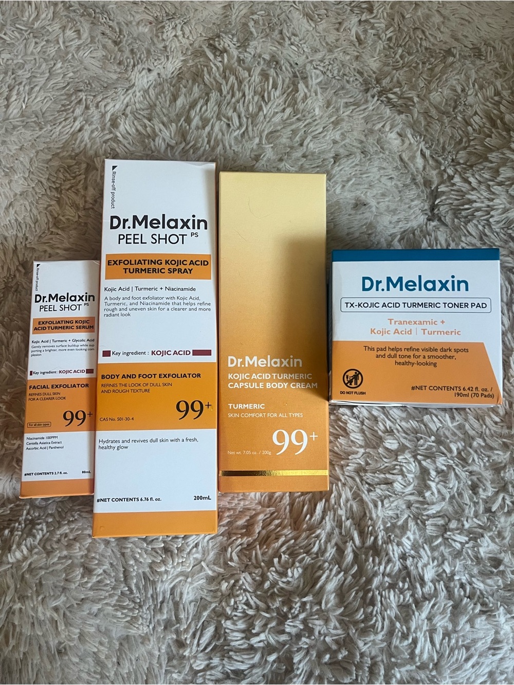 Dr. Melaxin Kojic Acid Turmeric Skincare Set